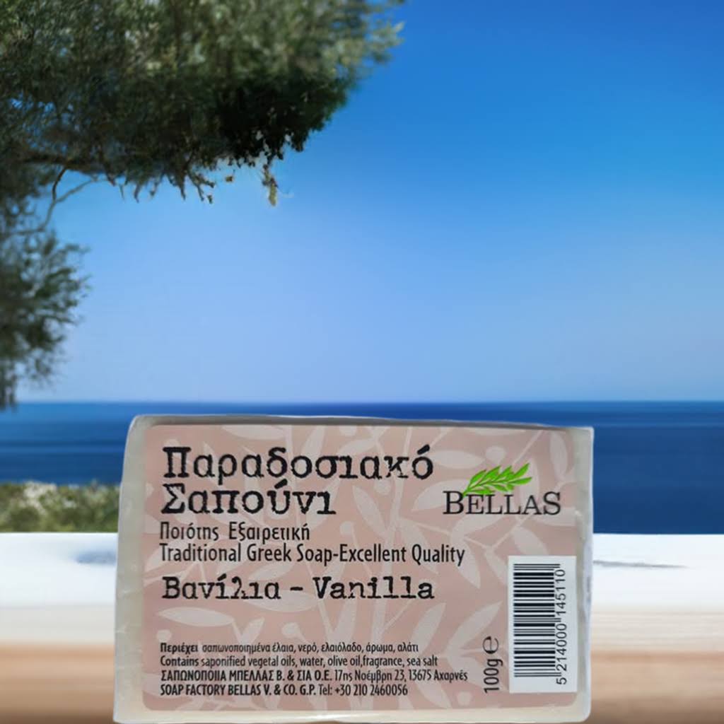 Vanilla olive oil soap from Crete
